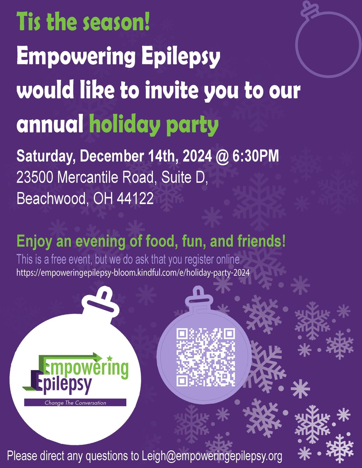 Empowering Epilepsy Holiday Party 