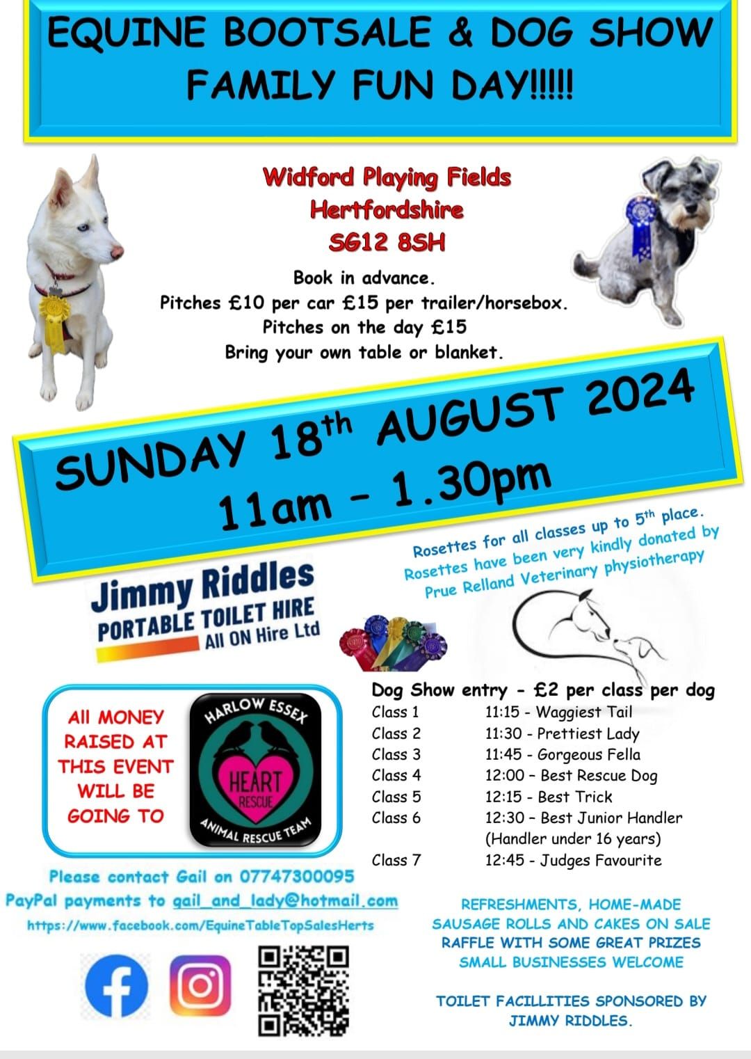 Equine Bootsale and Dog Show Family Fun day 