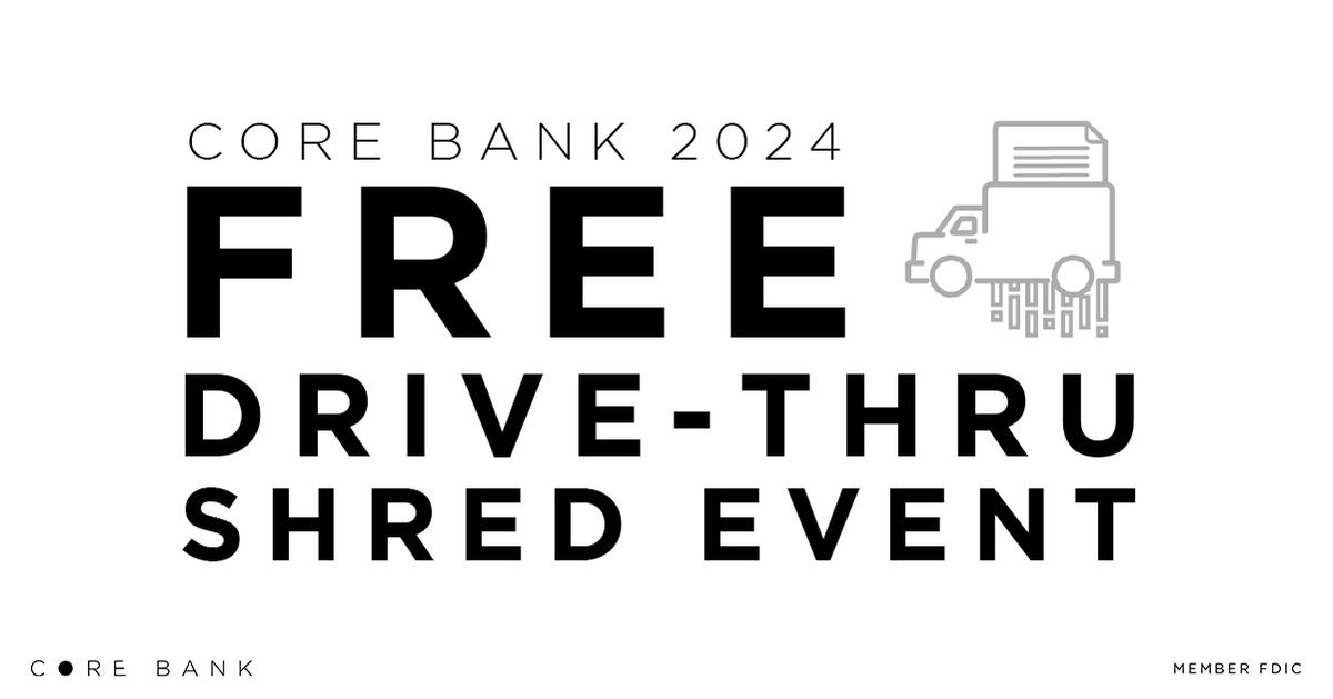 Drive Thru Shred Event 