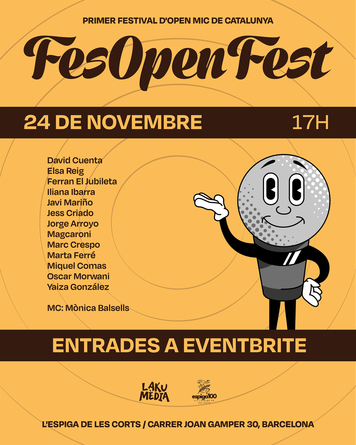 FesOpenFest - Diumenge 24 de novembre a les 17h