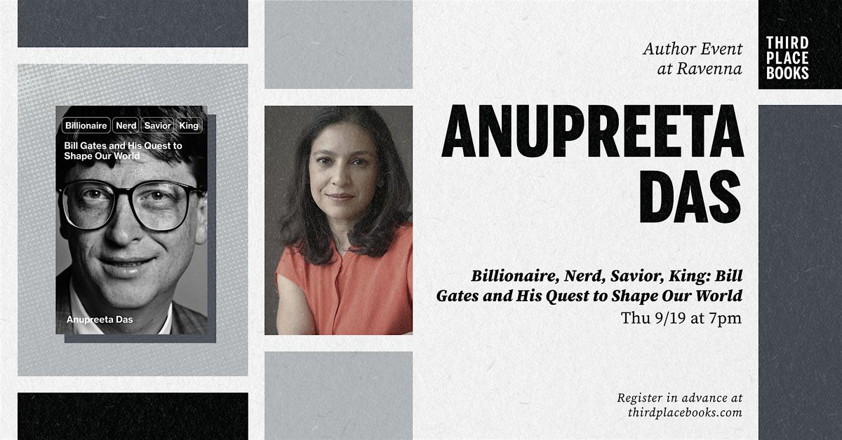 Anupreeta Das presents 'Billionaire, Nerd, Savior, King'