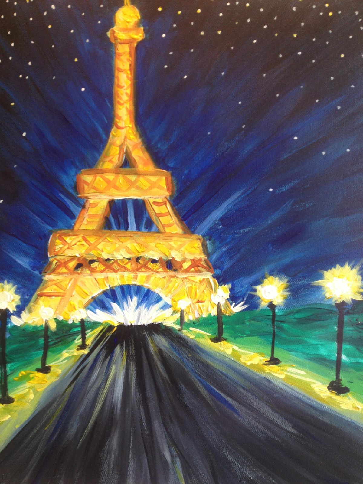 Paint &  Sip Evening Class -  A Night In Paris