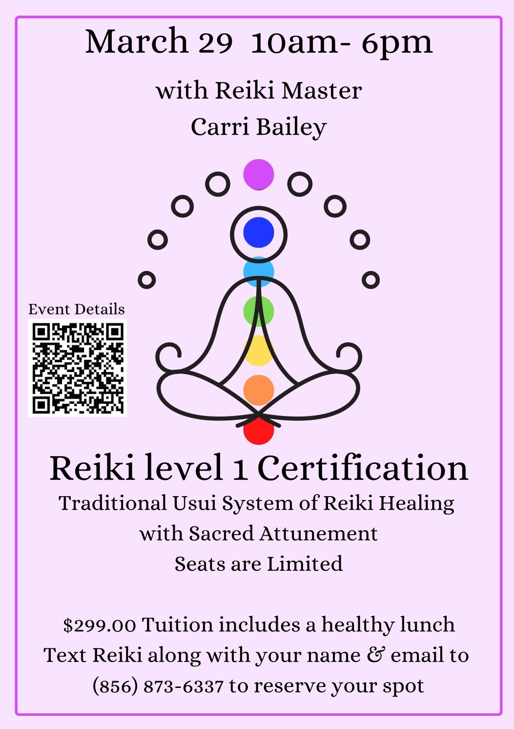 Reiki Level 1 Certification