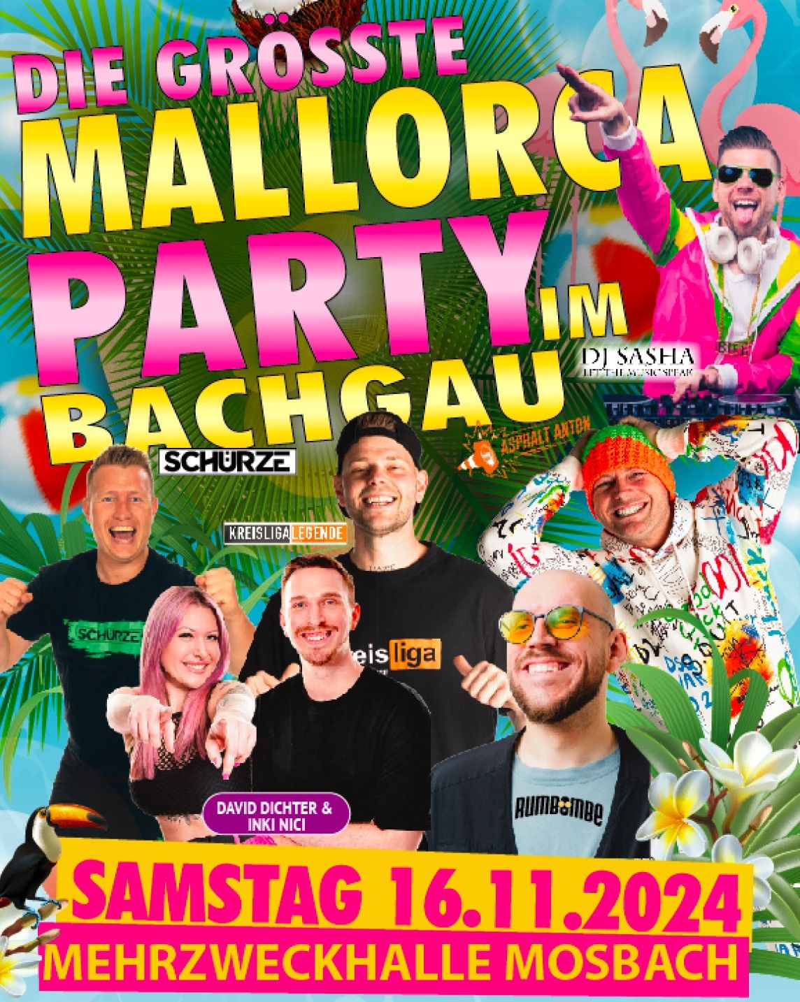 Die gr\u00f6\u00dfte Mallorca Party im Bachgau 