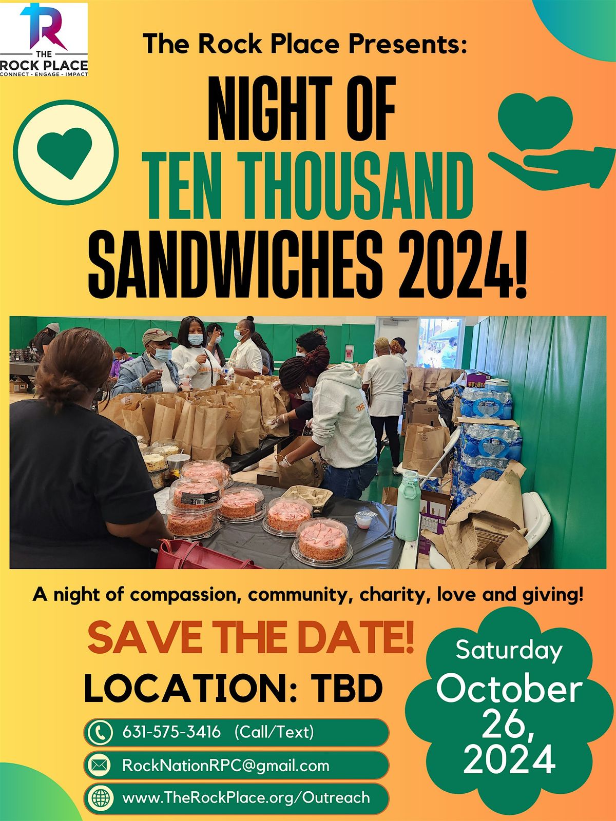 Night of Ten Thousand Sandwiches (NOTTS) 2024!