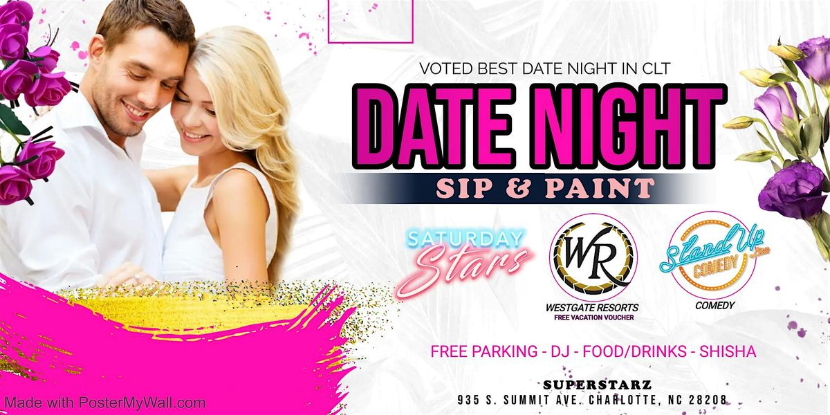 Date Night: Sip & Paint (Comedy Show)