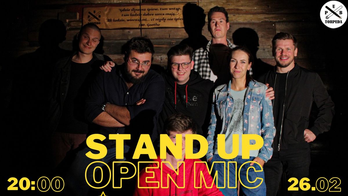 Stand up Open mic w Pub Torpeda w Gda\u0144sku