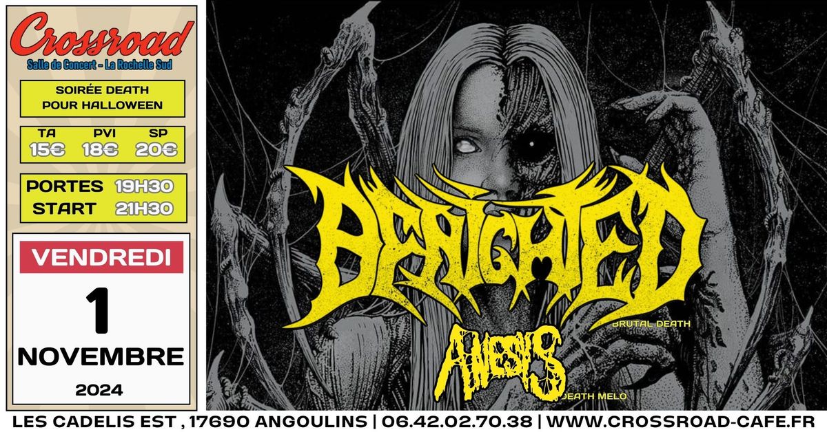 CONCERT | BENIGHTED + Anesys | DEATH M\u00c9TAL