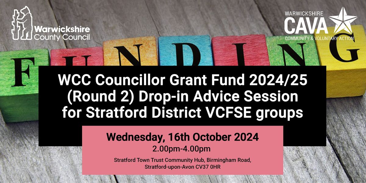 WCC Councillor Grant Fund  2024\/25 (Round 2) Drop-in Sessions