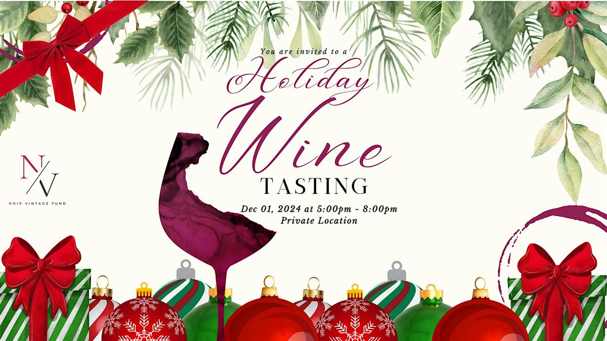 Holiday Wine Tasting