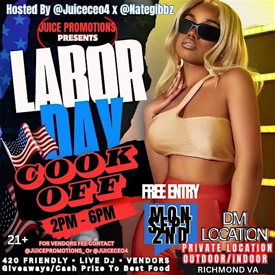 THE BIGGEST LABOR DAY COOK OFF #RVA AFTER PARTY AT STADIUM