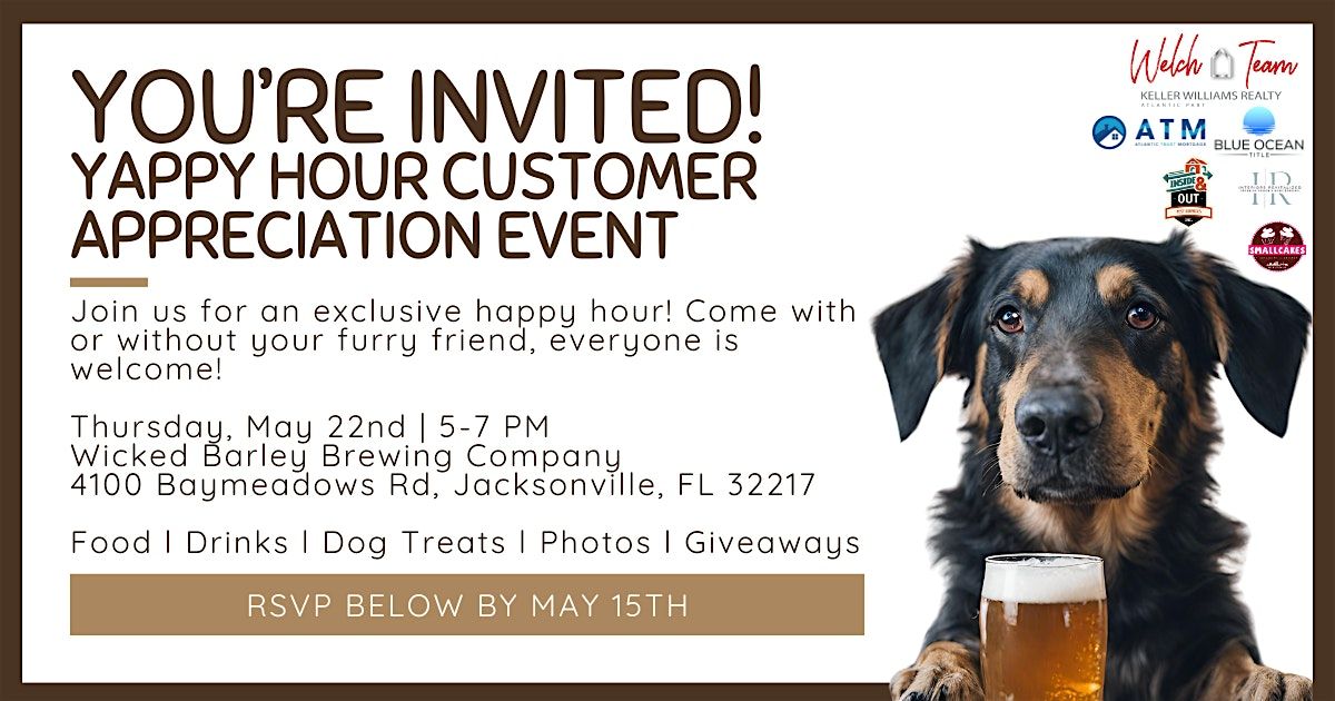 Yappy Hour - Happy Hour With Furry Friends!