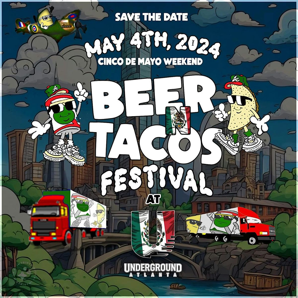 BEER AND TACOS FESTIVAL SAT. MAY 4TH CINCO DE MAYO WEEKEND @ UNDERGROUND