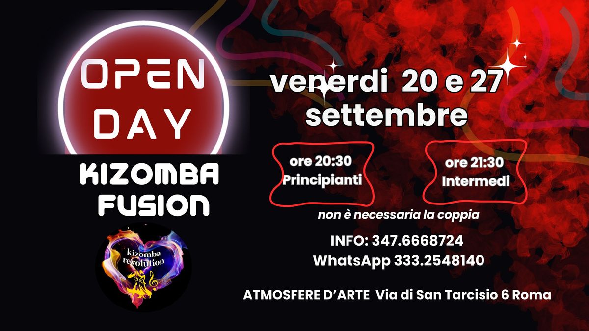 Open Day Kizomba Fusion con Gianluca Del Prete