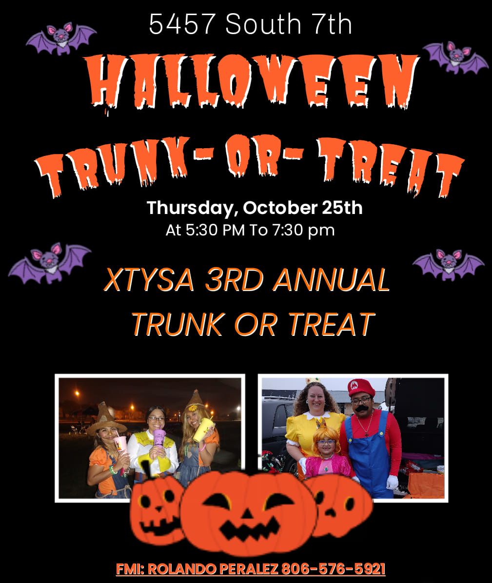 XTYSA 3rd Annual Trunk Or Treat