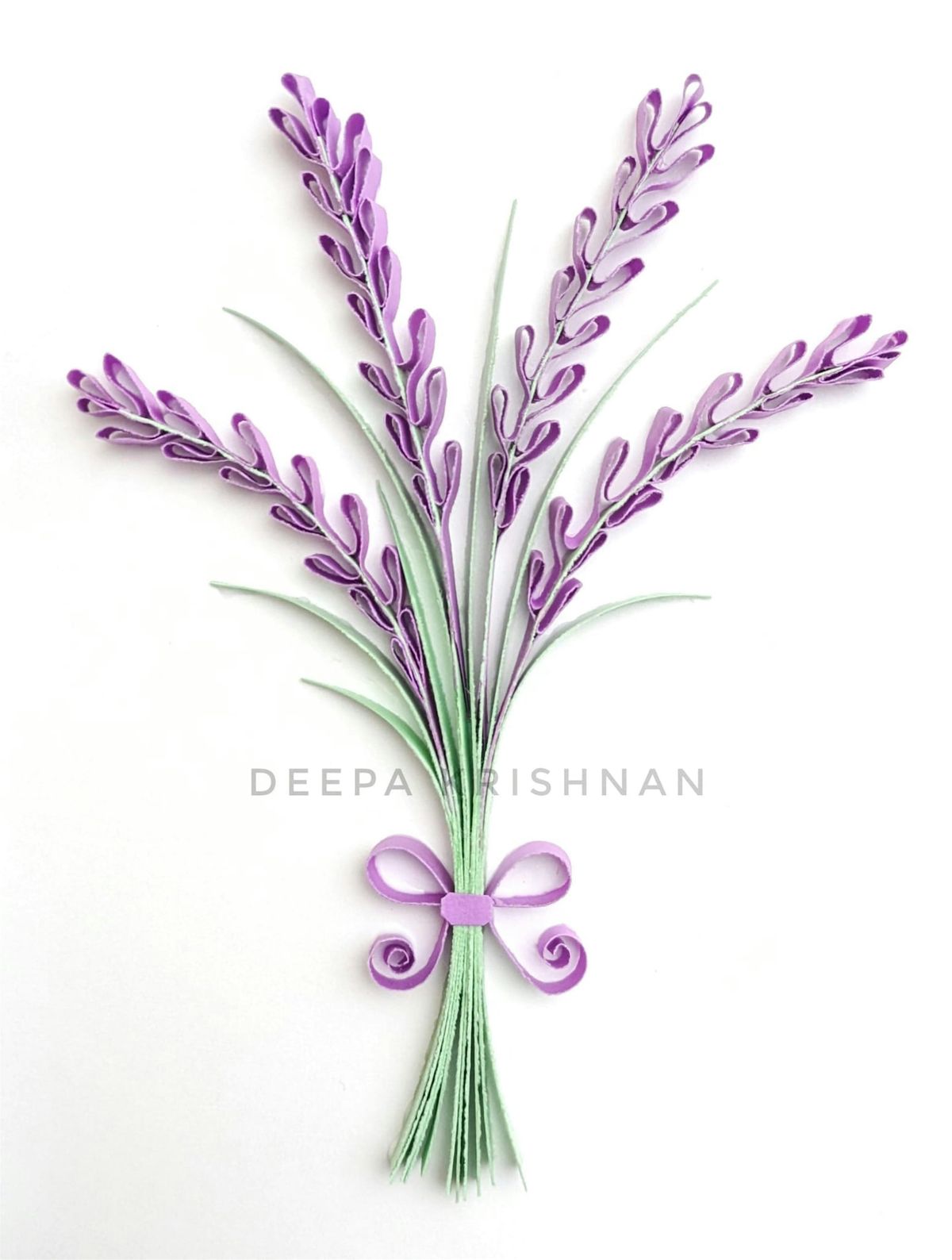 Lavender Bouquet - Paper Quilling