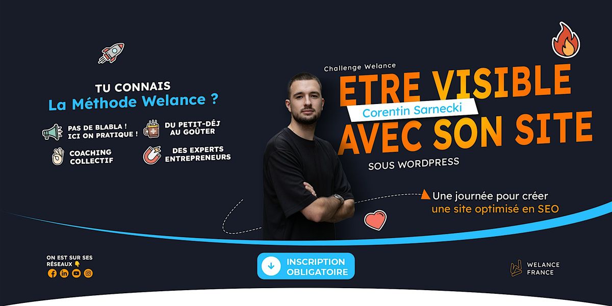 Formation : Etre visible avec son site avec Corentin Sarnecki  \u00e0 Bordeaux