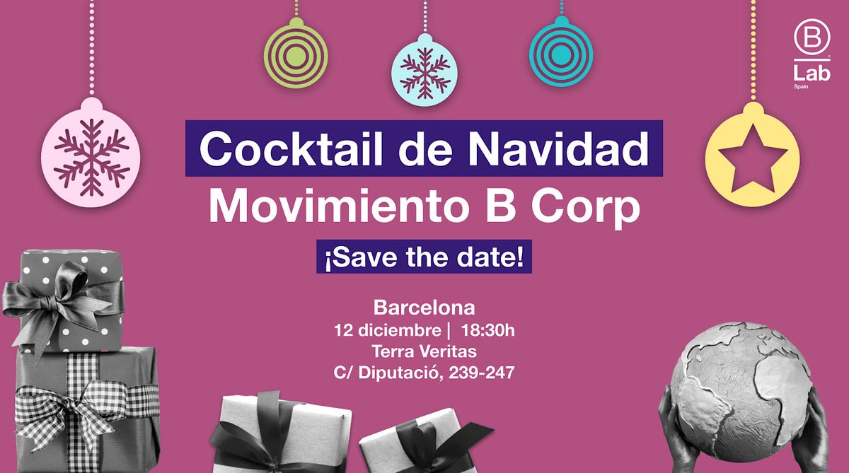 Cocktail de Navidad Movimiento B Corp - Barcelona