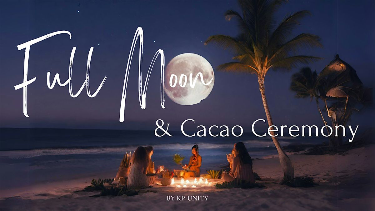 MONTHLY WOMEN CIRCLE: Full Moon, Cacao & Yin Yoga