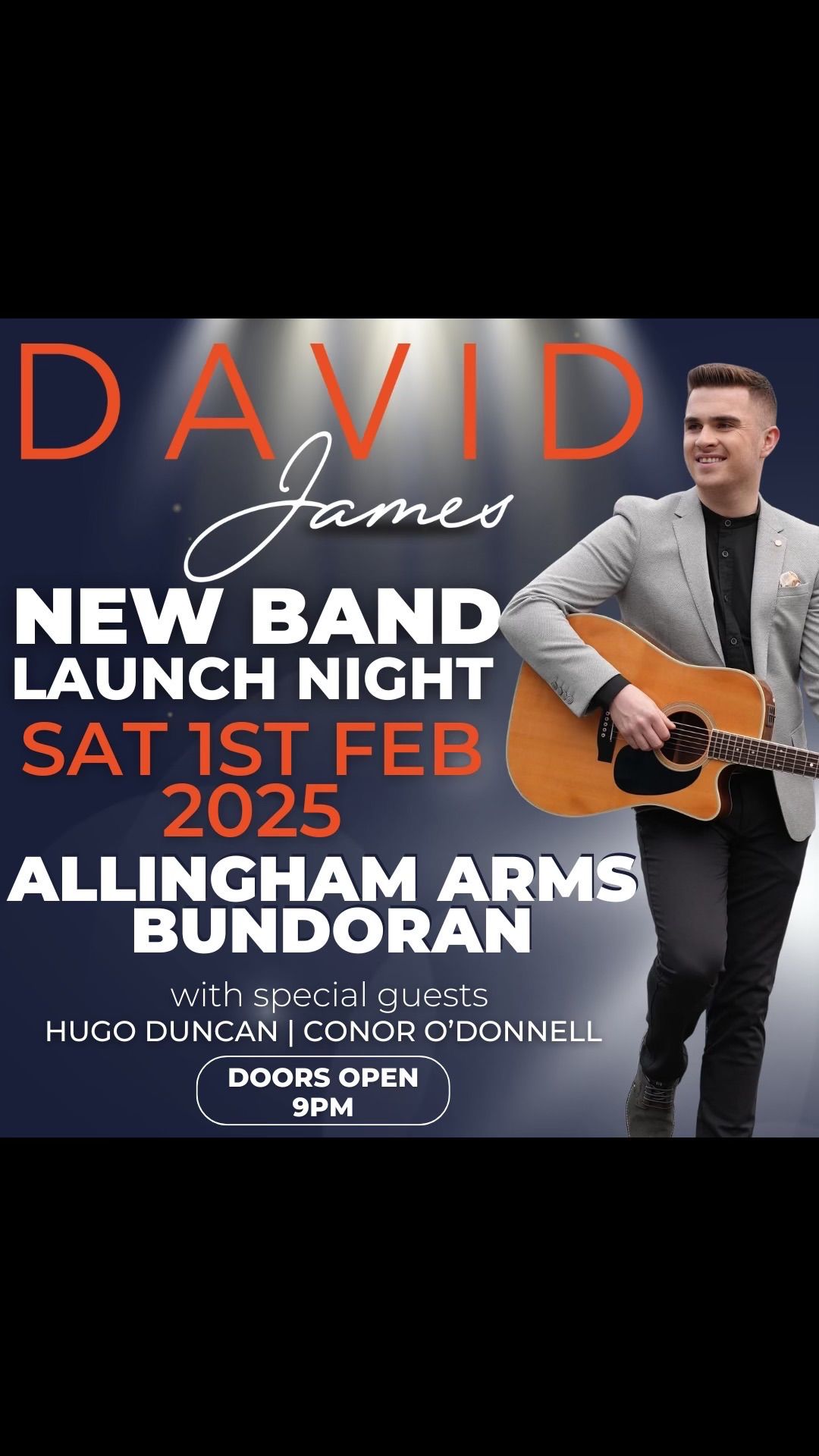 David James Band Launch Night 