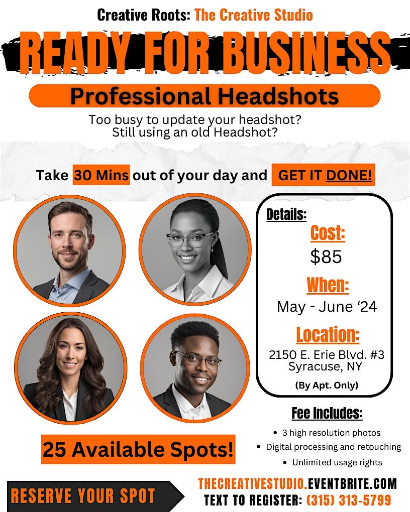 Ready For Business - Get Your Professional Headshot