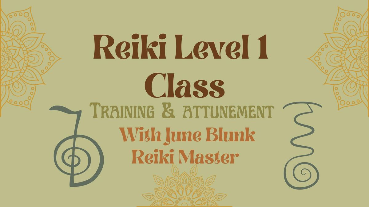 Reiki Attunement Level 1 Class ~ learn Reiki at Crystal Lume