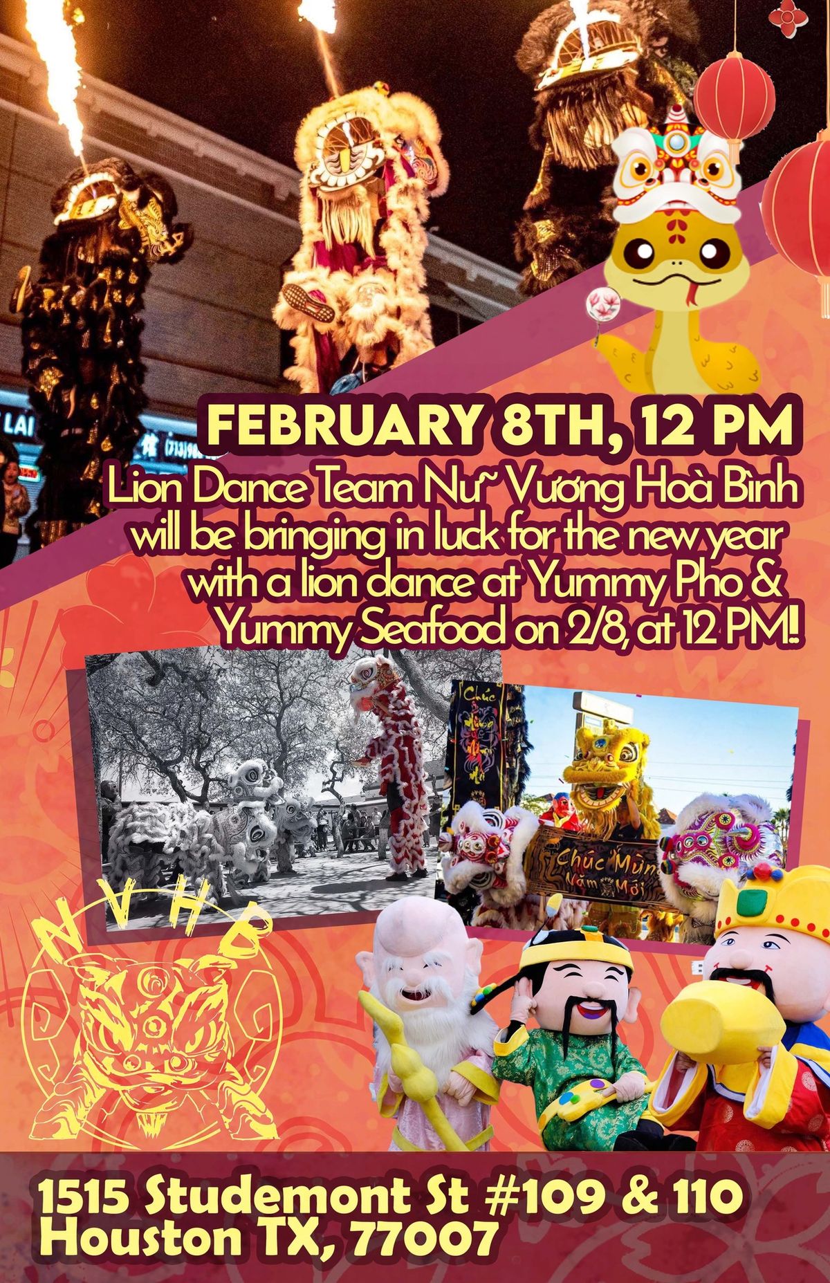 Lunar New Year Live Lion Dance Performance