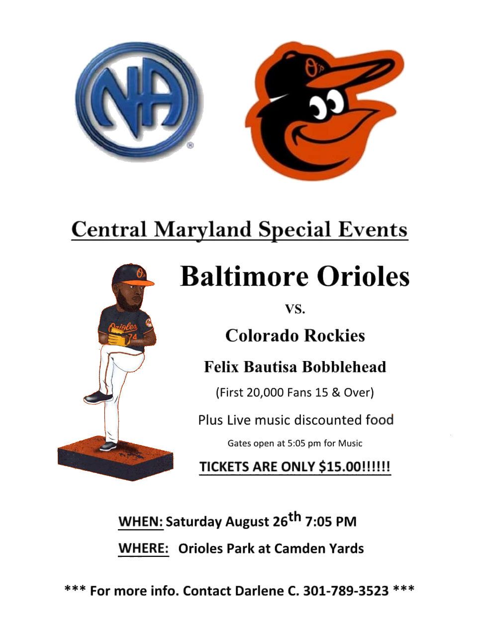 Colorado Rockies at Baltimore Orioles Tickets