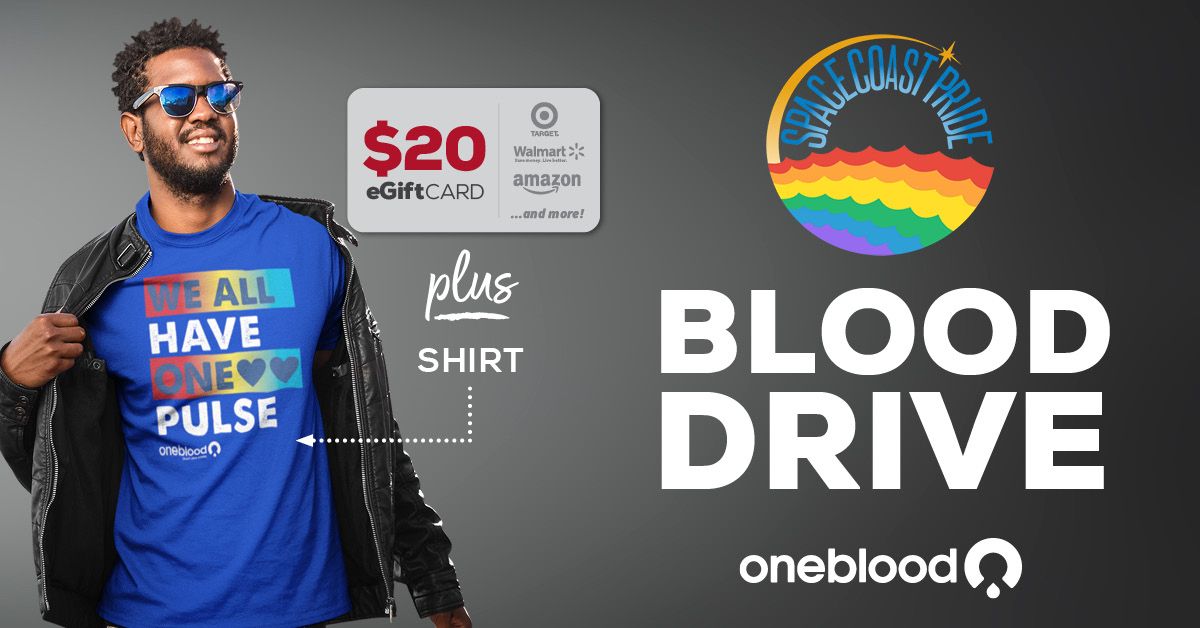 Blood Drive at the Space Coast Pride 2024 Pridefest & Parade