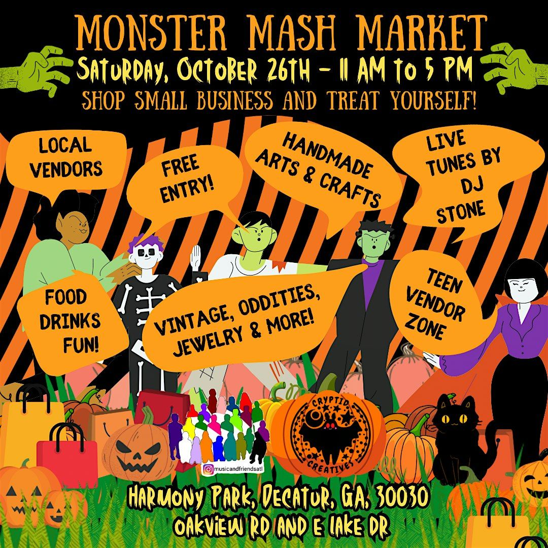 Monster Mash Market: Handmade Halloween at Harmony Park