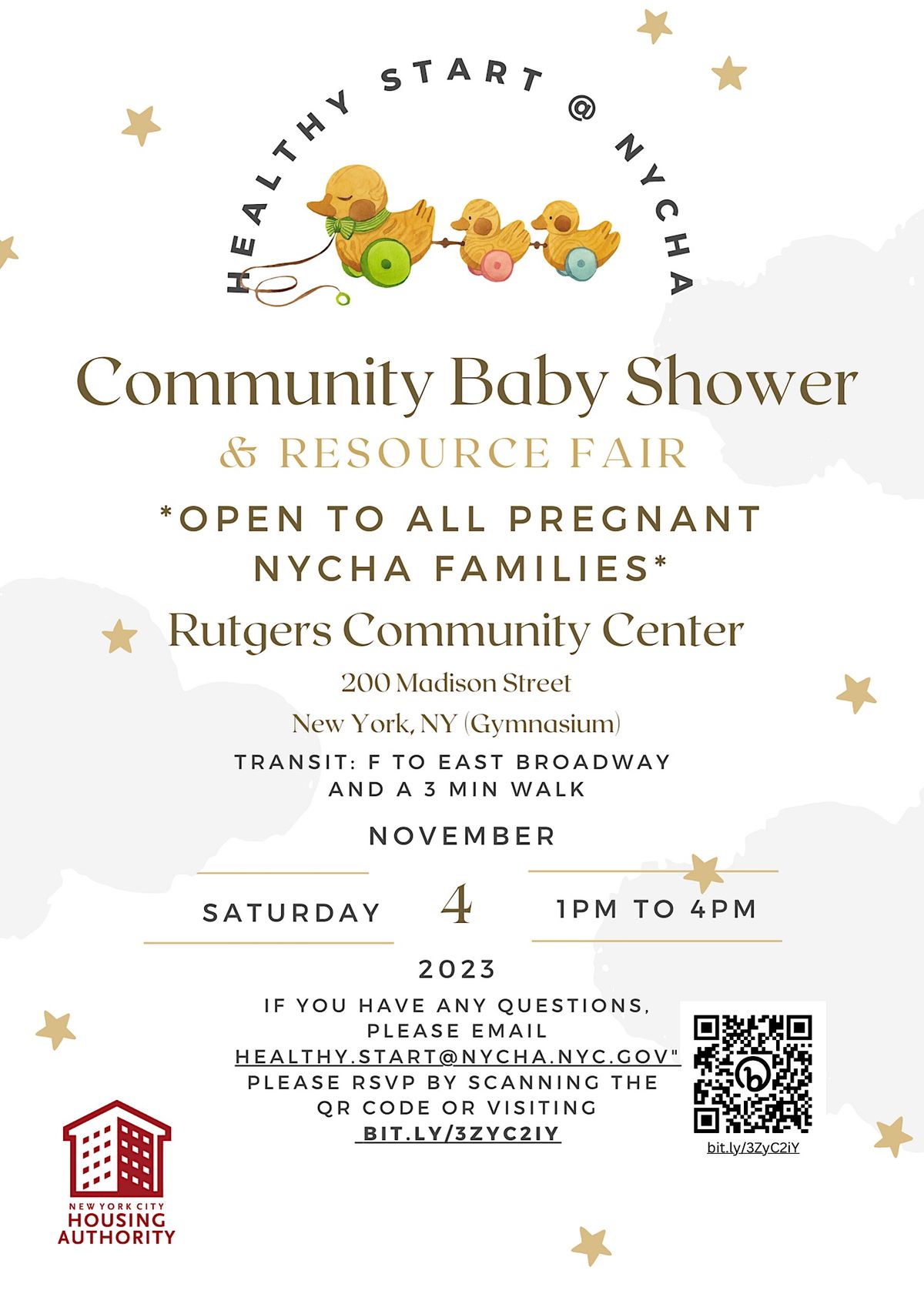 NYCHA Resource Fair Community Baby Shower