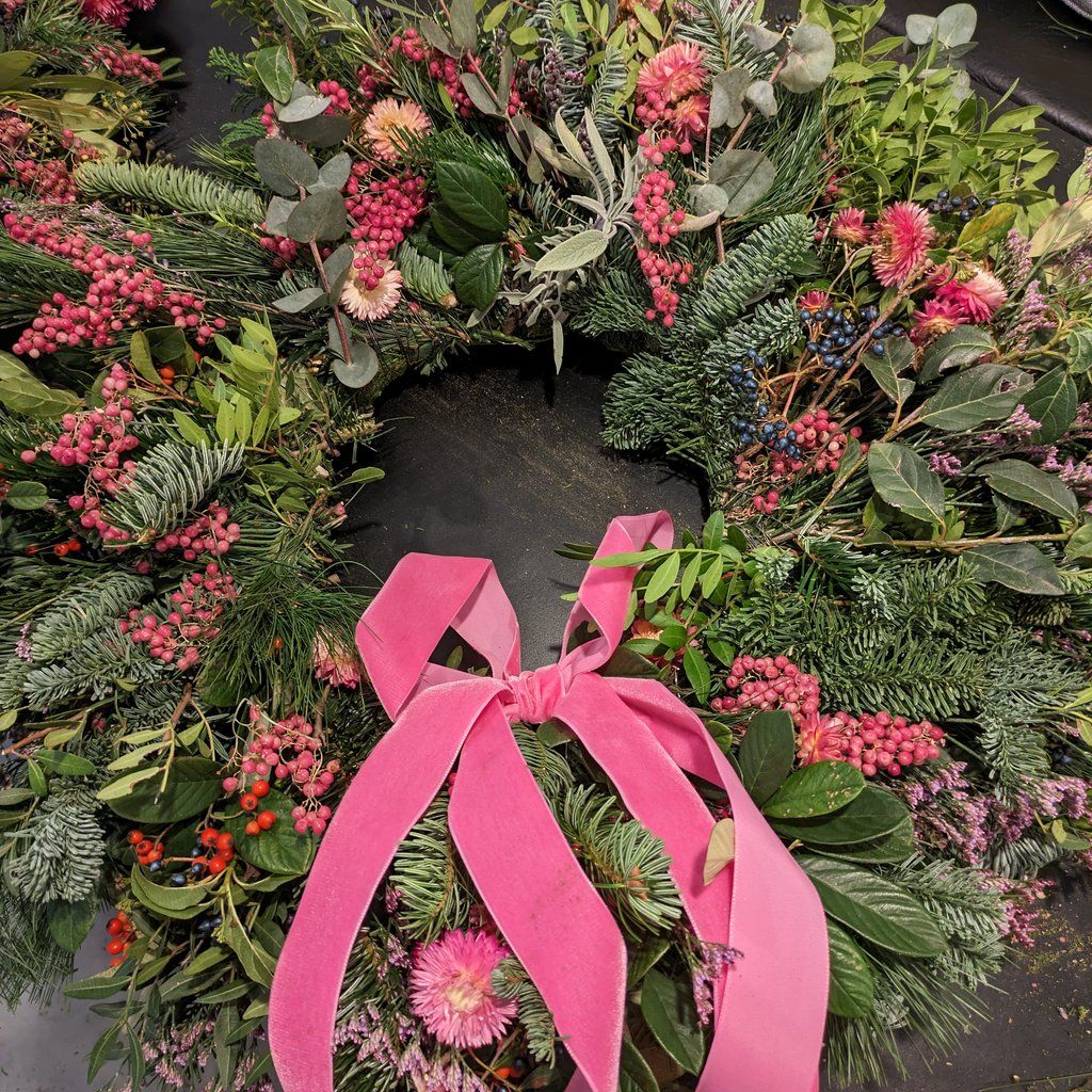 Christmas Wreath Workshop, Peppermint Swansea