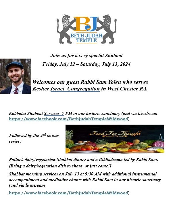 Special Shabbat Services