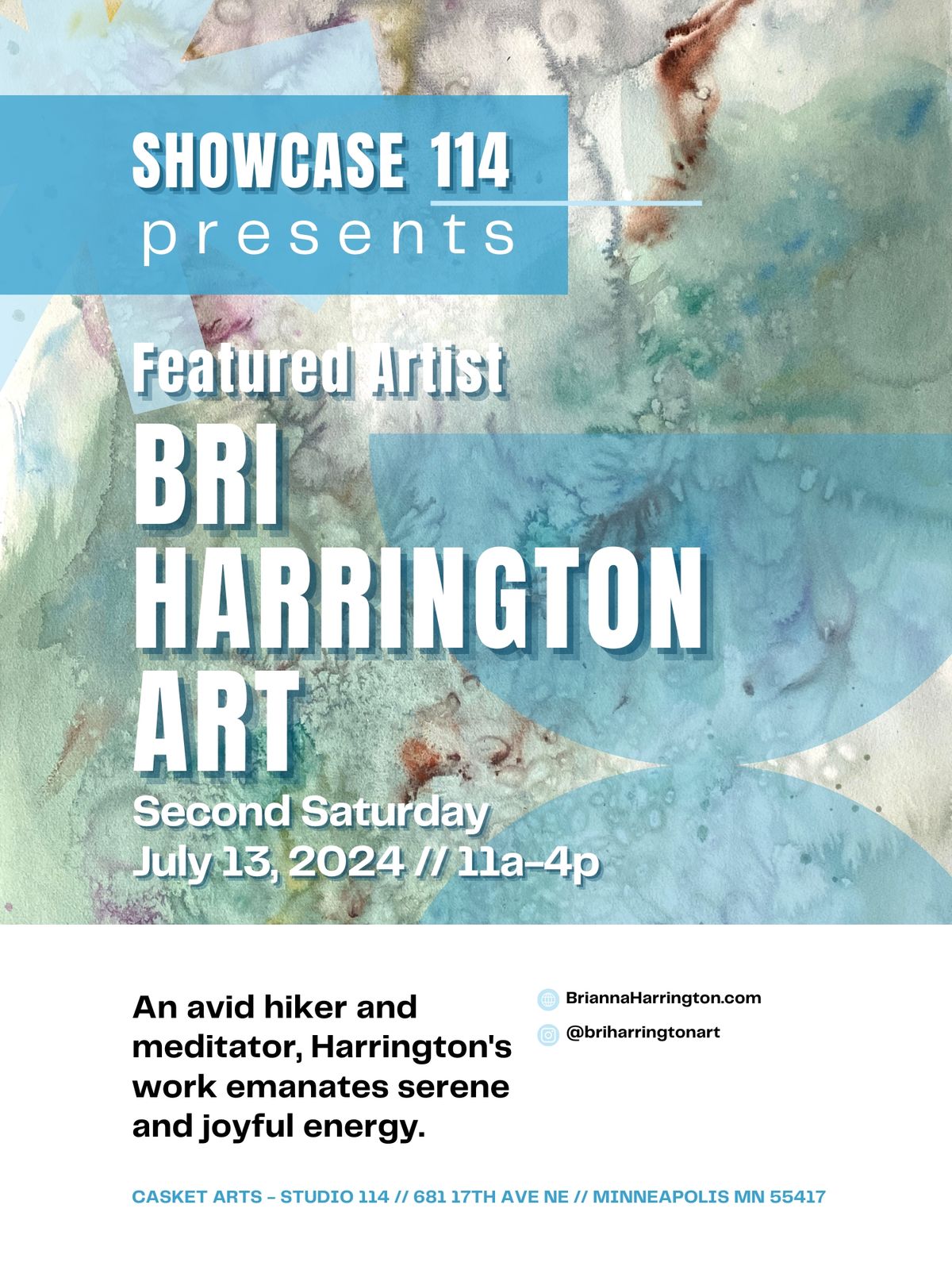 Showcase 114 \/\/ Featuring BRI HARRINGTON, - July 13th Edition