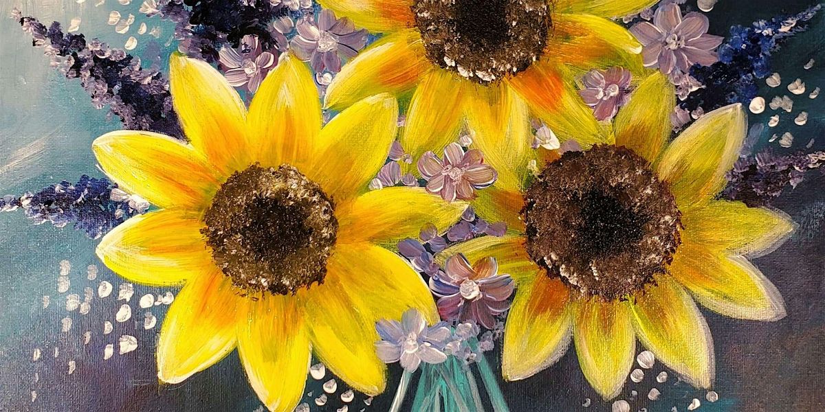 Sunshine Bouquet - Paint and Sip by Classpop!\u2122