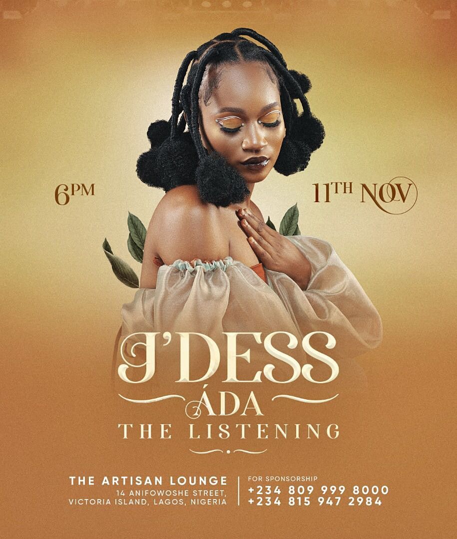 JDESS EP LISTENING PARTY, The Artisan Lounge, Lagos, 11 November 2021