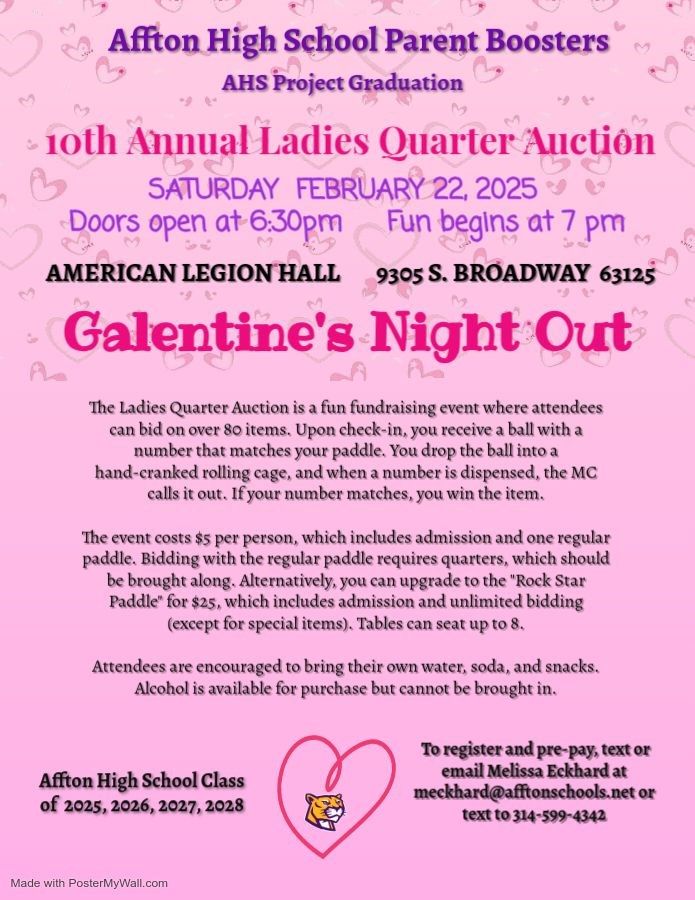 LADIES QUARTER AUCTION 