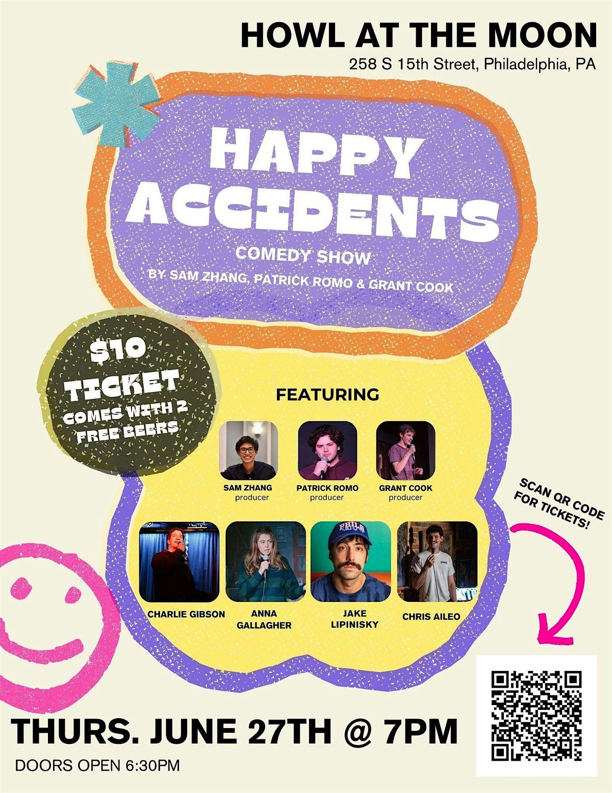 Happy Accidents Comedy Show