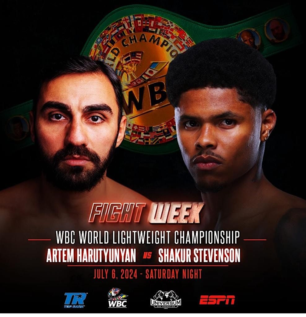 Fight Party Shakur Stevenson vs Artem Open Bar x Free Wingstop