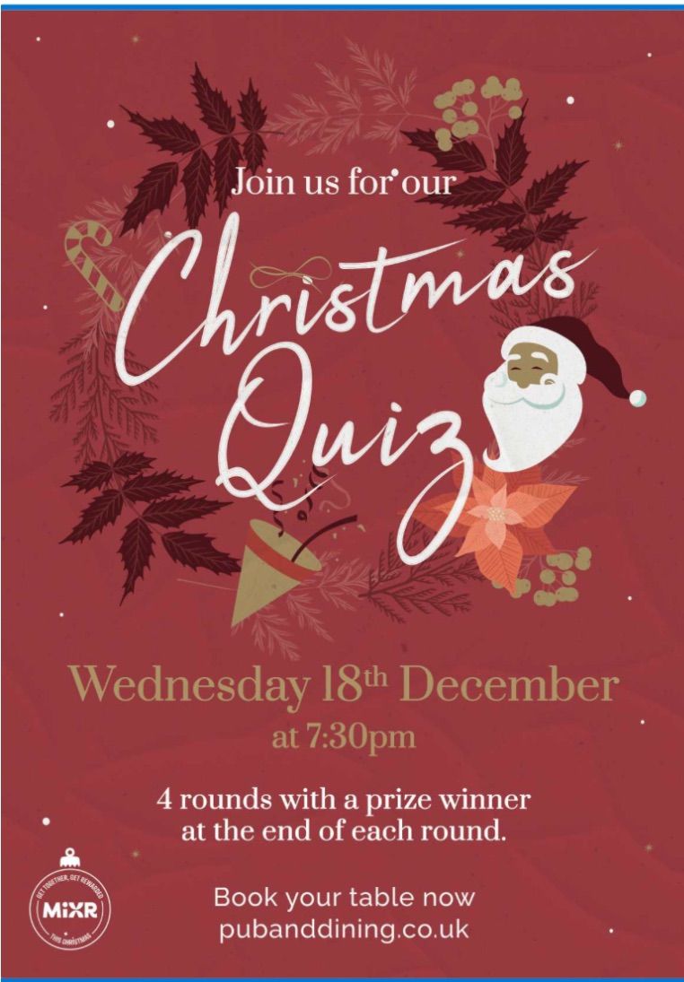 Fairhaven Pub Christmas Quiz