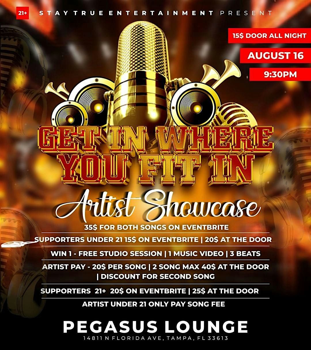 Get In Where You Fit In Artist Showcase