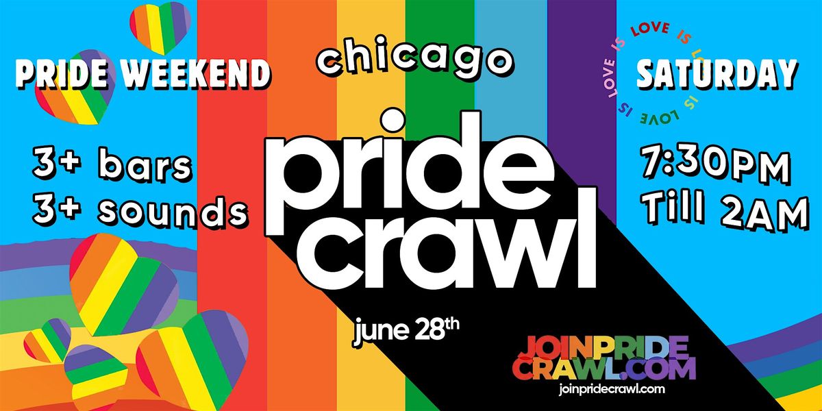 Chicago Pride Bar Crawl Party 2026 | Saturday, June 27th