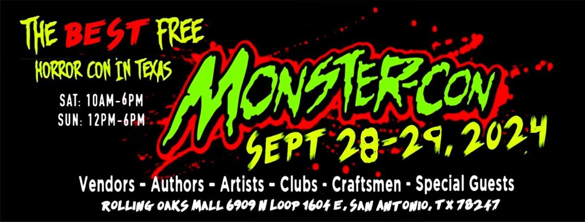 Monster-Con  Best FREE ADMISSION Little Horror Con 