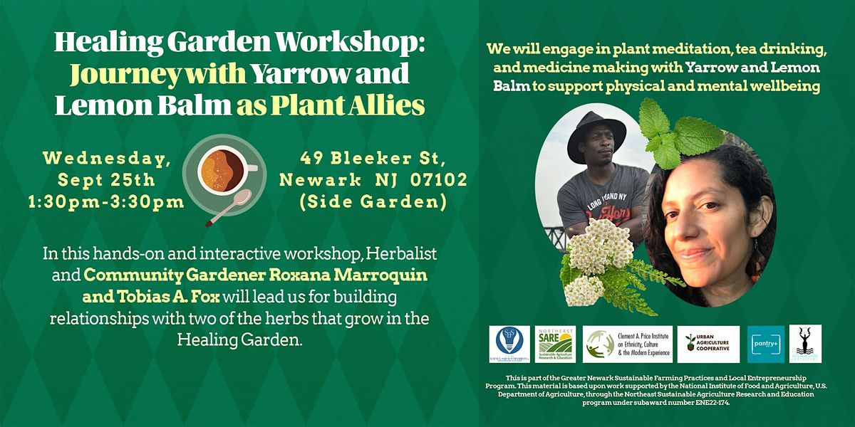 Healing Garden Workshop: Journey with Yarrow and Lemon Balm as Plant Allies