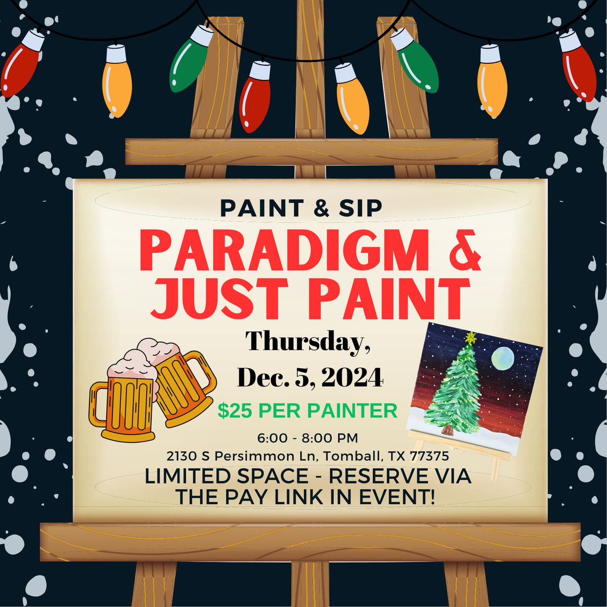 Paradigm Christmas Paint & Sip