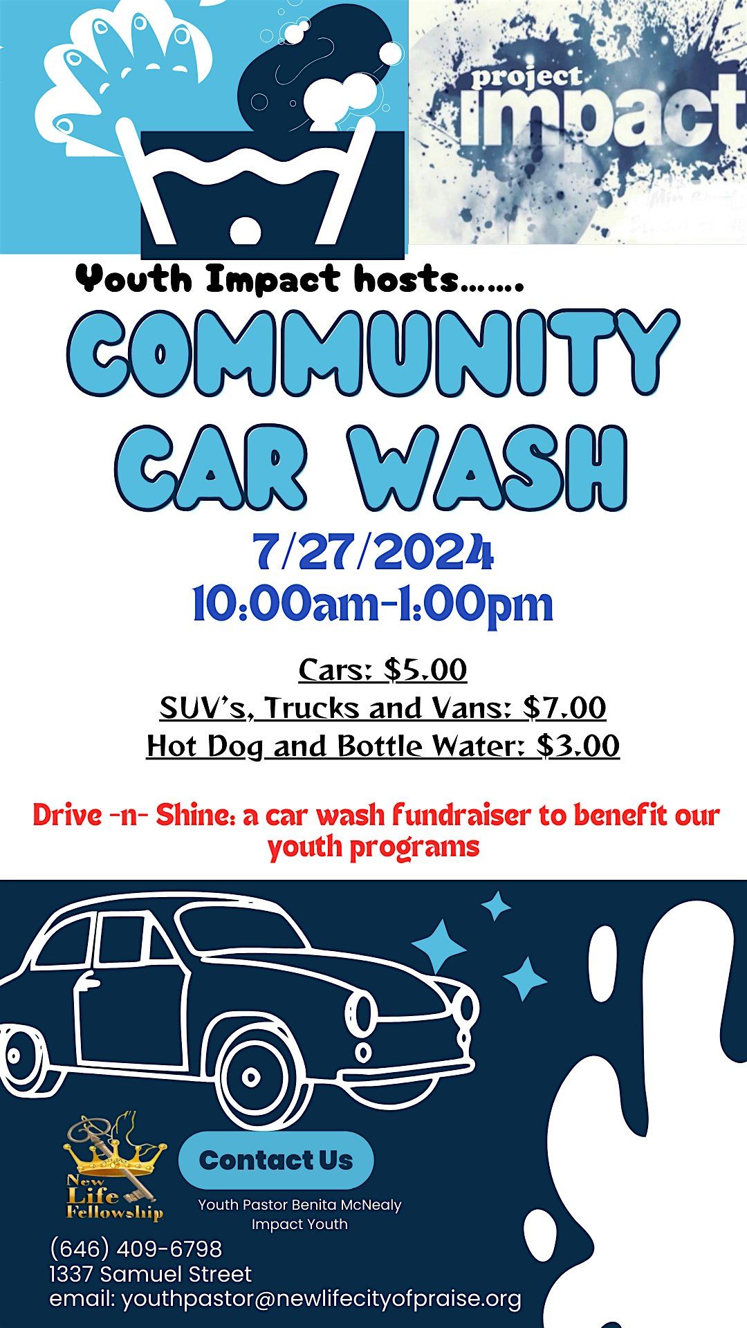 Impact Youth Community Car Wash