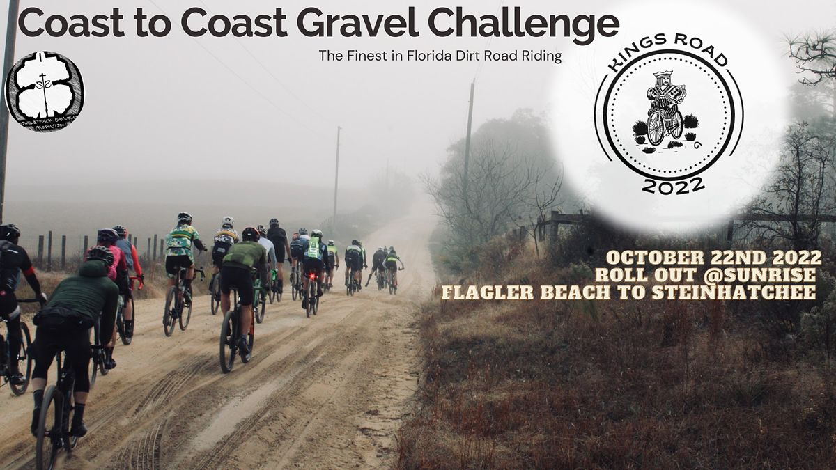 The Kings Road 2022 Coast to Coast Gravel Challenge, Flagler Beach Fishing Pier, 22 October 2022