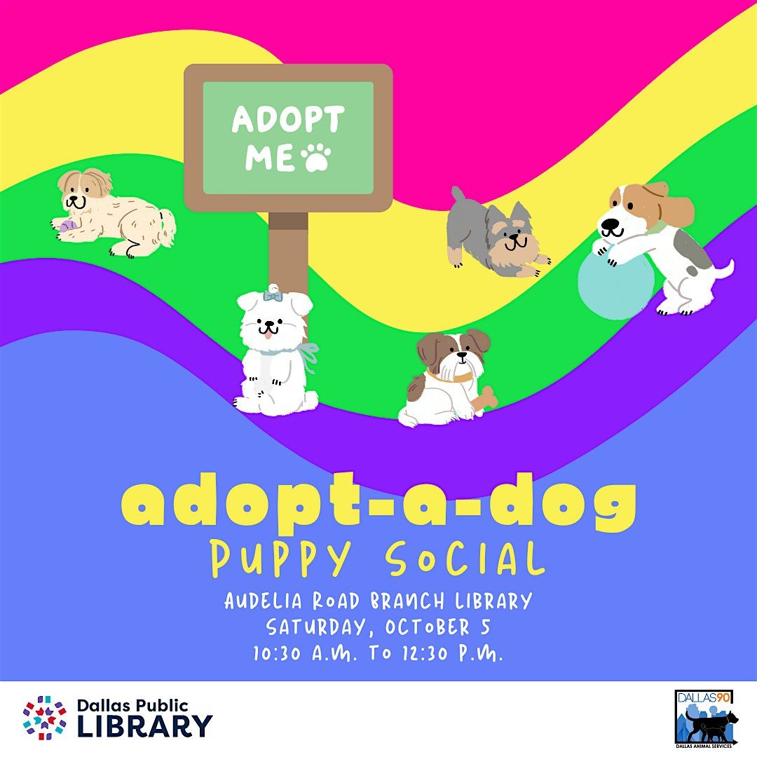 Adopt-a-Dog Puppy Social