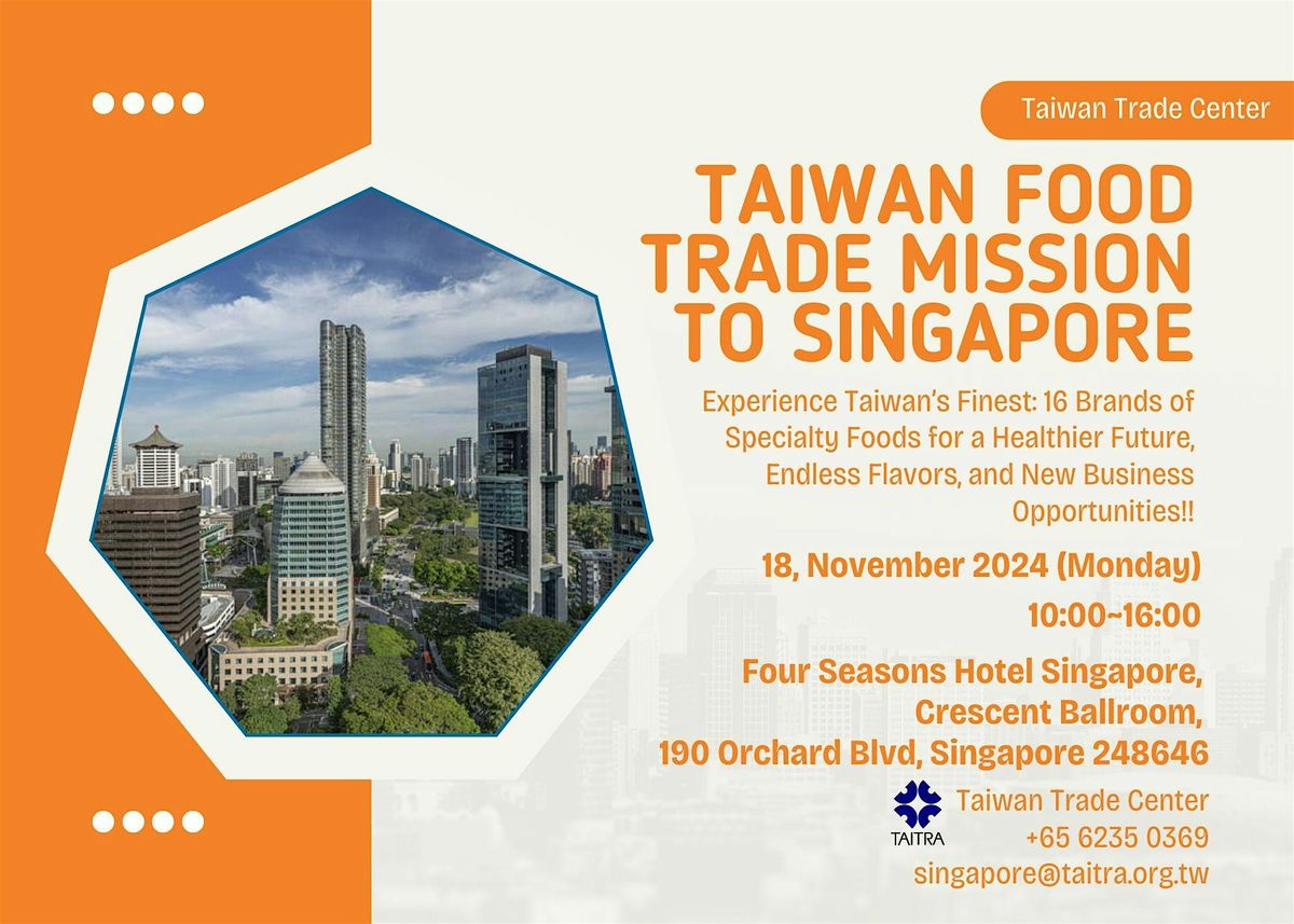 Taiwan Food Trade Mission to Singapore