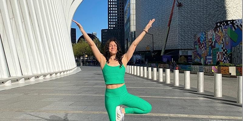 Join us for family yoga fun outside of the Oculus!